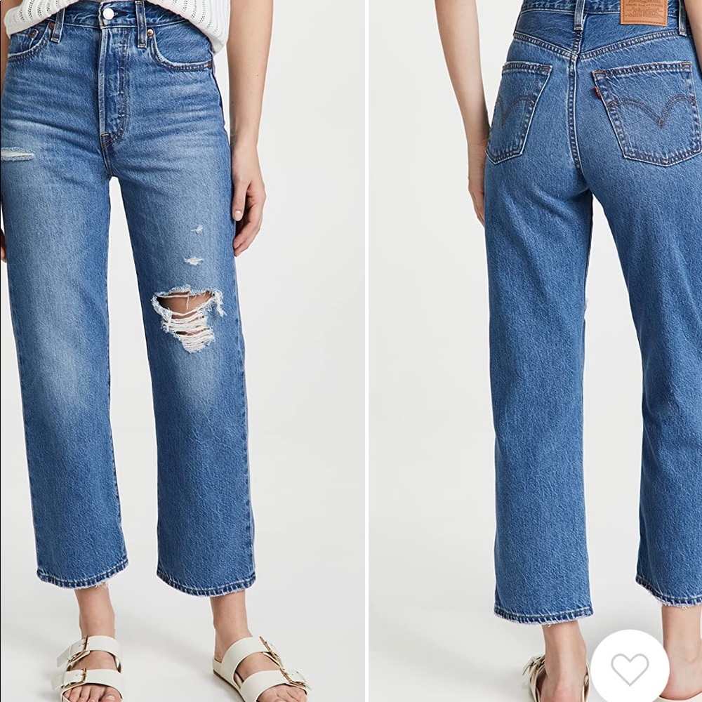 Levi’s Ribcage Straight Ankle Jeans